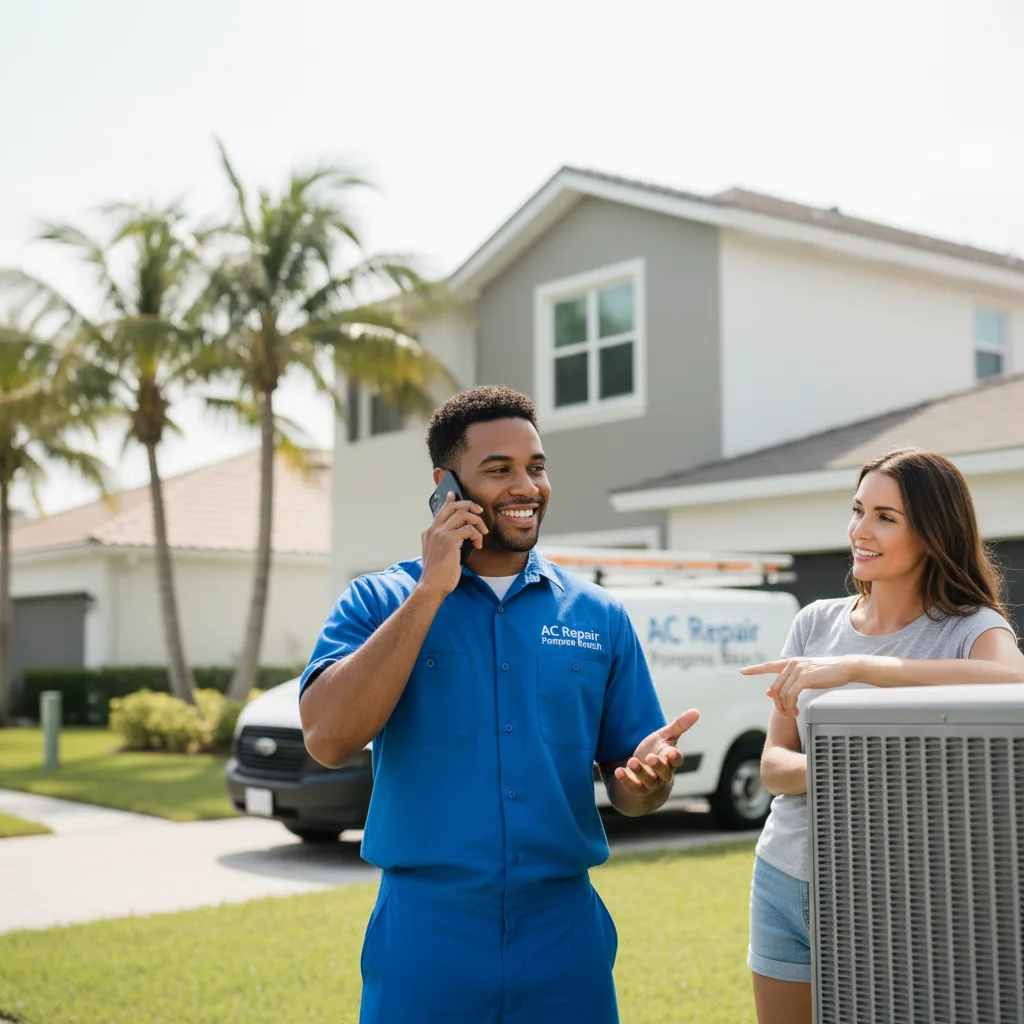 AC Repair Pompano Beach customer support in Jersey City